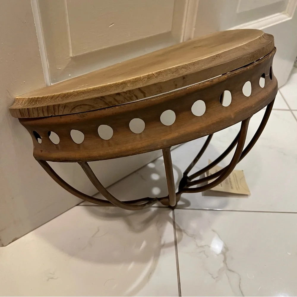 Just Reduced: Function Design wood and metal decorative shelf